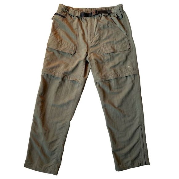 The North Face Green Men’s Cargo Pants Large Hiking Camping - Picture 1 of 14